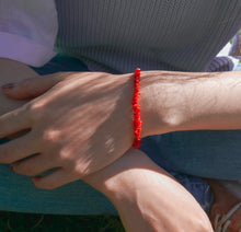 Load image into Gallery viewer, Bracelet "Half Flame, Half Sea" Art Craft Jewelry (Made by order)