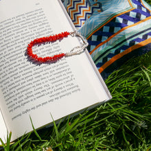 Load image into Gallery viewer, Bracelet "Half Flame, Half Sea" Art Craft Jewelry (Made by order)